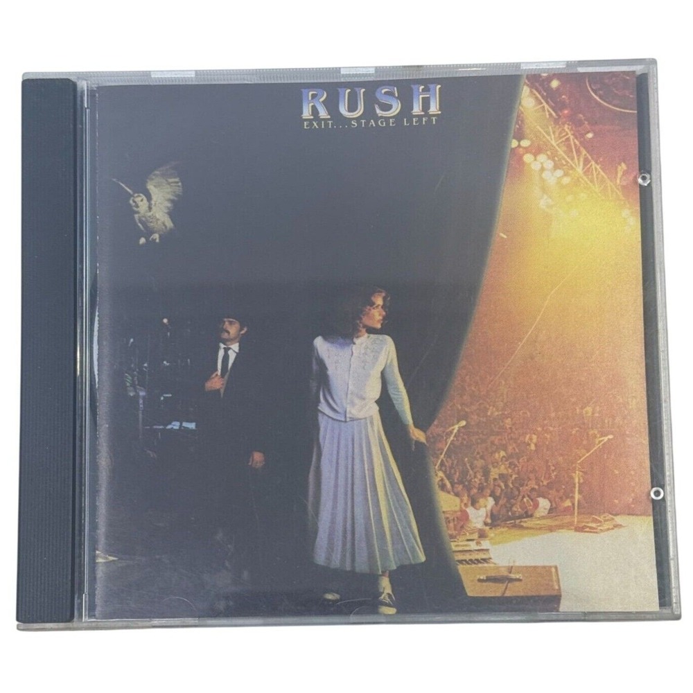 Rush "Exit...Stage Left" Music CD 1981 Iconic Live Album By Legendary Rock‎ Band